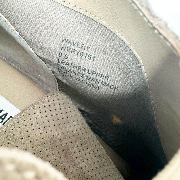 Steve Madden Wavery Hidden Wedge Taupe Suede Leather Sneaker Women’s Size 9.5 - Picture 8 of 8